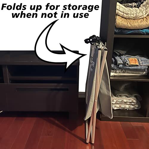 3 Section Collapsible Laundry Basket-Dark, Light & Color Clothes 26"x15"x23.5"