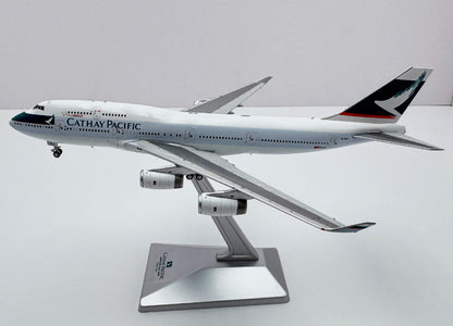 1:400 YY Wings CATHAY PACIFIC BOEING 747-400 Passenger Airplane Diecast Model