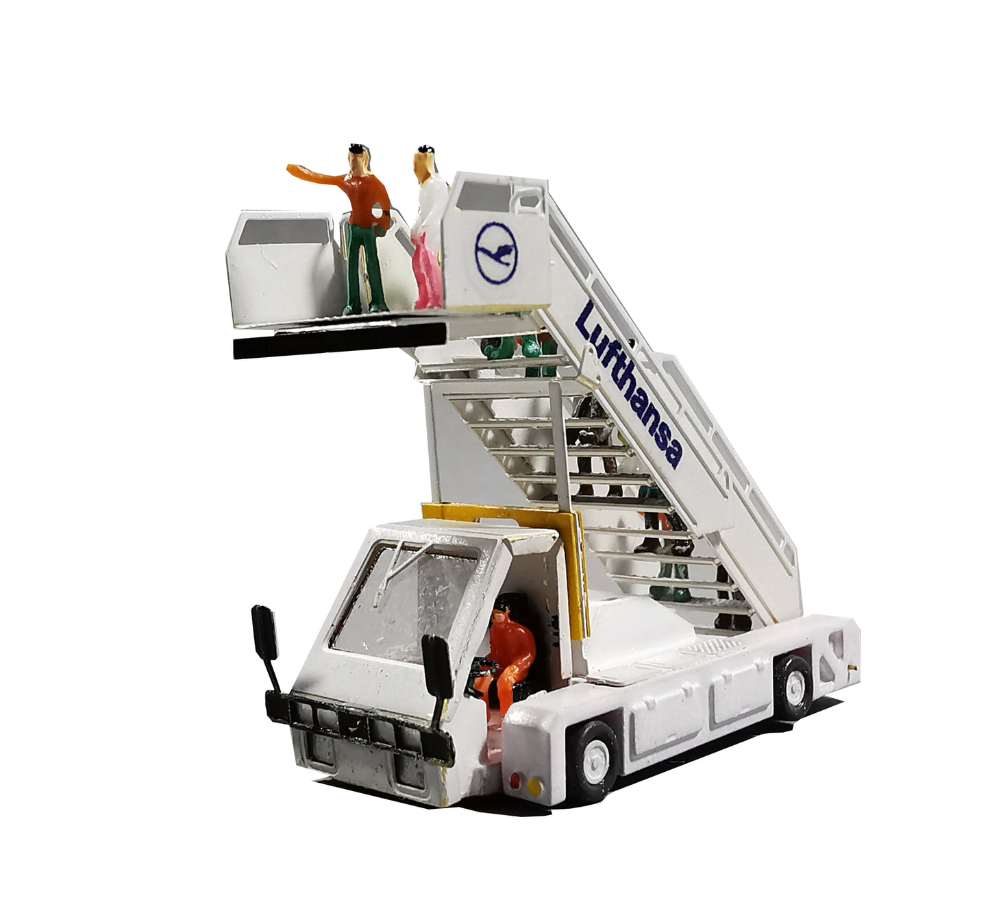 1:200 Passenger Plane Ground Service Plane Boarding Car Model Airport Scene