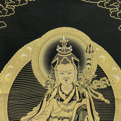 Tibetan Buddhism Embroidery Guru Rinpoche Padmasambhava Thangka hanging screen