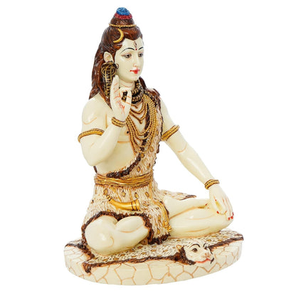 Hindu God Lord Shiva in Meditation Pose Statue Idol Figurine