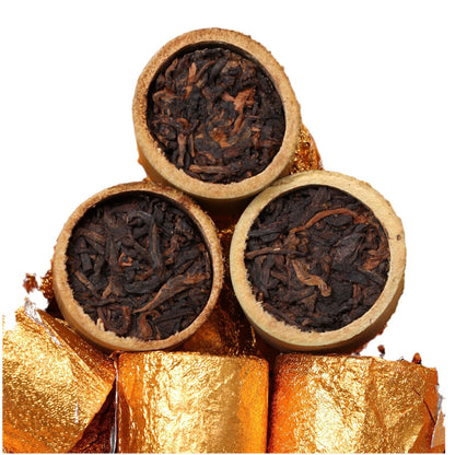 Supreme Bamboo Bingdao Ancient Pu'er Puerh Tea Yunnan Puer Ripe 500g