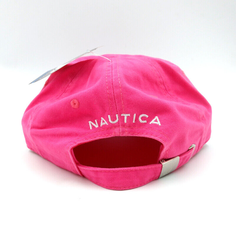 Nautica Hat Tennis Driving Adjustable Rose Red Rare Sport Baseball Cap Unisex