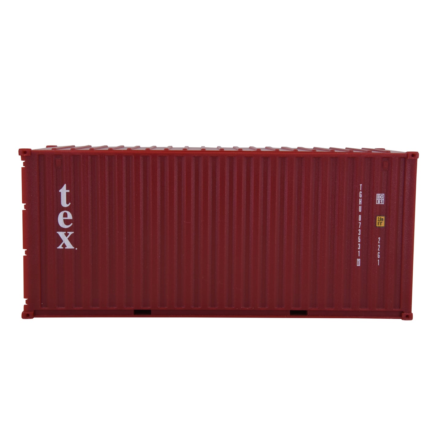 1:35 TEX 20GP Shipping Container Model Plastic Office Home Decorate Toy