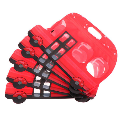 5PCS Cartoon Car Shape Candy Gift Bags Toys Snack Package Bag Party Supply