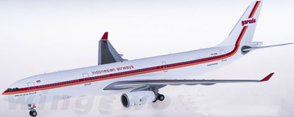 1:200 32CM JC Wings Indonesia Airways A330-300 Passenger Airplane Diecast Model