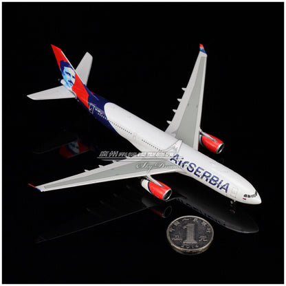 1:400 Phoenix Air Serbia AIRBUS A330-200 Passenger Airplane Diecast Plane Model