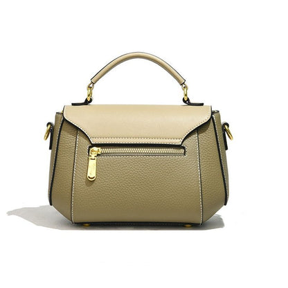 Messenger Handbag Genuine Leather Shell Vintage Purses Shoulder Bags 24*15*6 CM