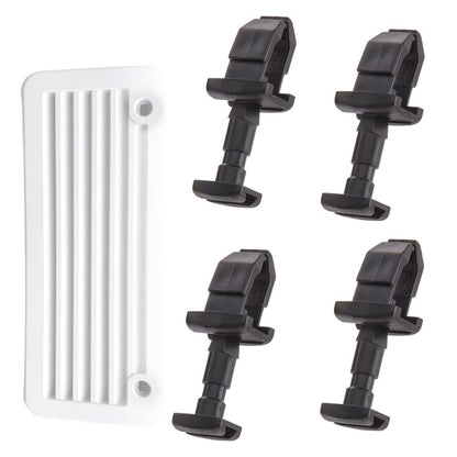 4 Pack Clips 617772 RV Refrigerator Vent For Norcold 1/2 Inch Service Door