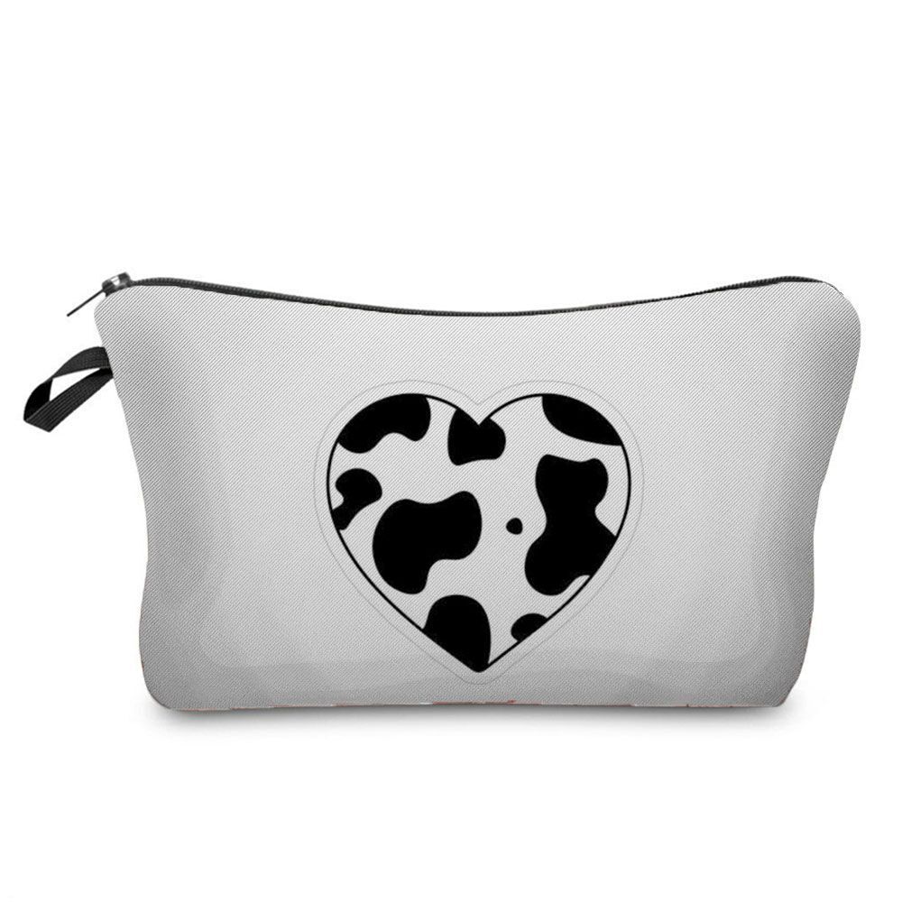Personalized Pretty Makeup Bag Leopard Print Cosmetic Bags Multifunction Travel