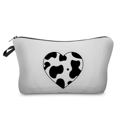Personalized Pretty Makeup Bag Leopard Print Cosmetic Bags Multifunction Travel