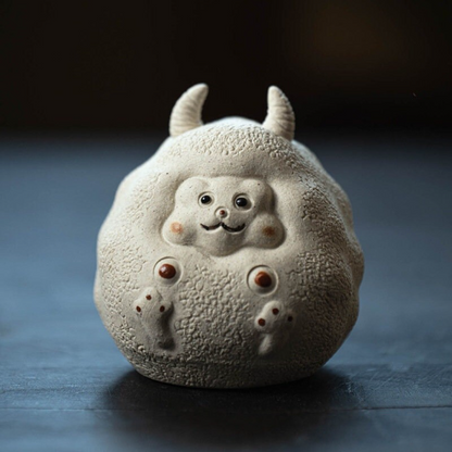 Cute Rabbit Purple Clay Teapet from Yixing