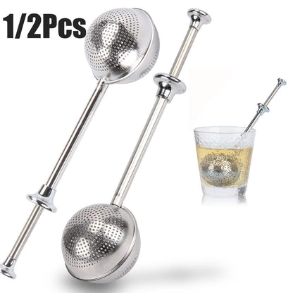 Ball Mesh Tea Infuser Loose Leaf Strainer Spice Filter Herb Steeper Diffuser
