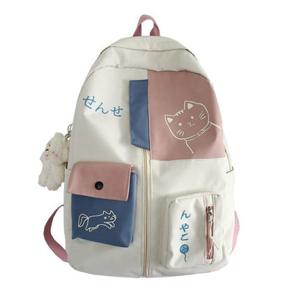 Women Backpack Female Nylon Shoulders School Bag