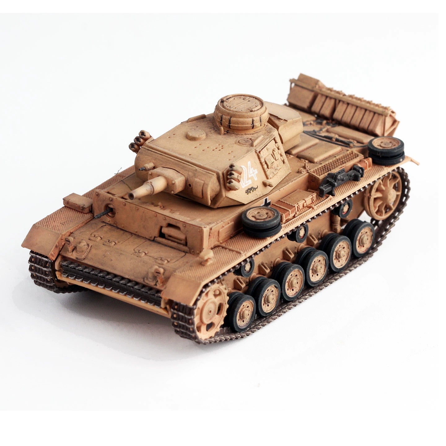 1/72 German No.3 N-Type DAK 501 Heavy Armored Battalion Tunisia Tank 63091 Model