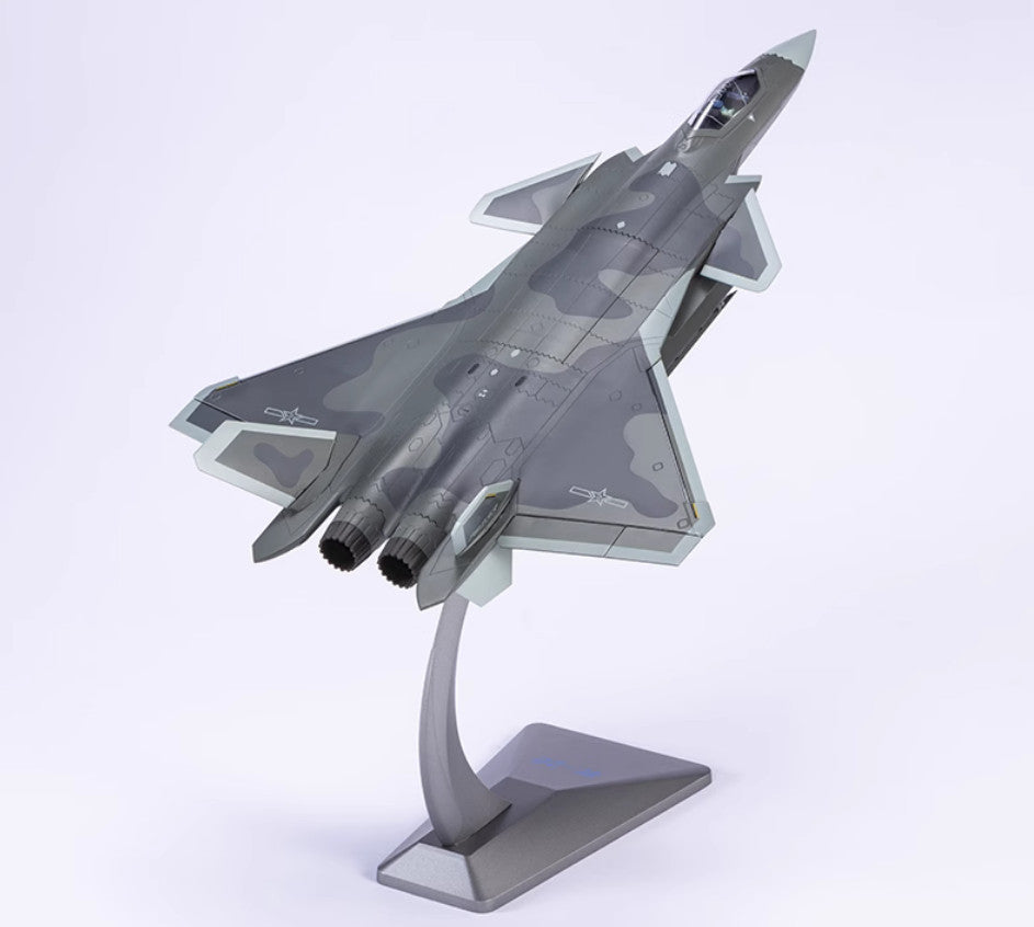 46CM 1:48 AF1 China J-20 Stealth Fighter Plane Diecast Military Aircraft Model