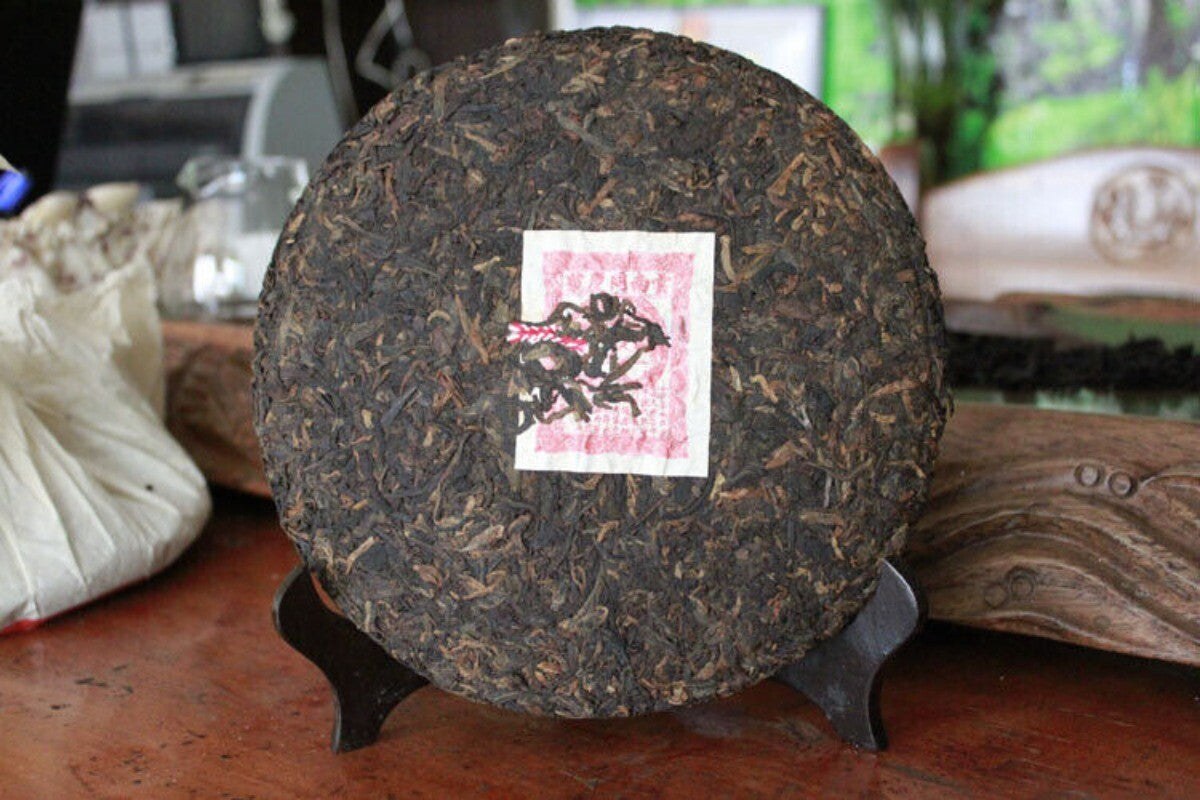 1999 Yunnan Tong Qing Hao Yiwu Mt. Old Tea Ripe Puer Cooked Puerh Tea Cake 357g