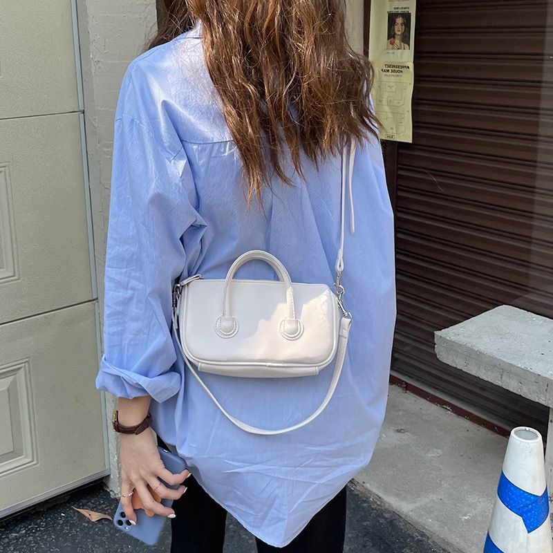 Small Bag Two Shoulder Straps Bag Crossbody Purse Versatile Handbag Shoulder 1PC