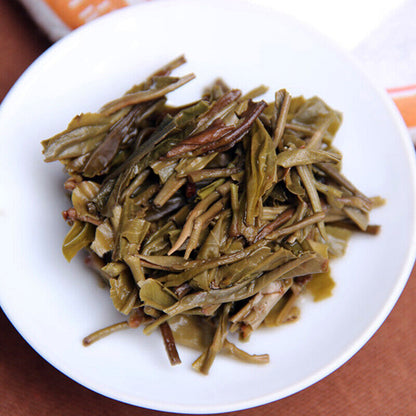Haiwan Lao Tong Zhi Old Comrade 918 Pu'er Tea Cake 2014 200g Raw Puer Premium