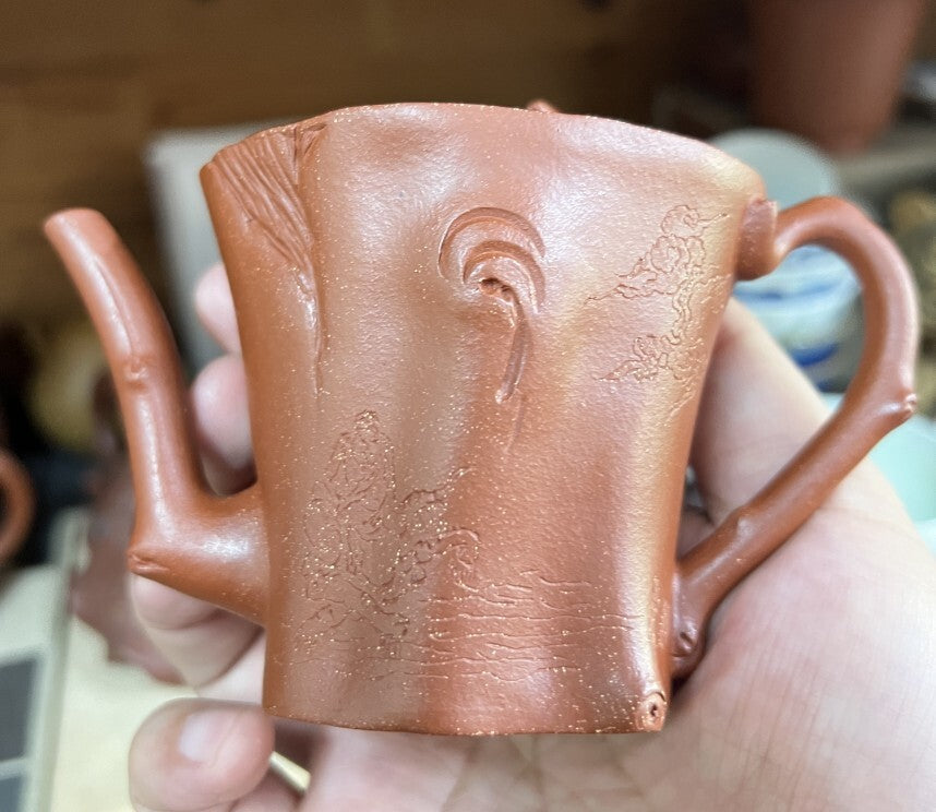 120cc chinese Yixing Handmade Zisha teapot ZhuNi ShuZhuang Hu Gongfu Tea Pot