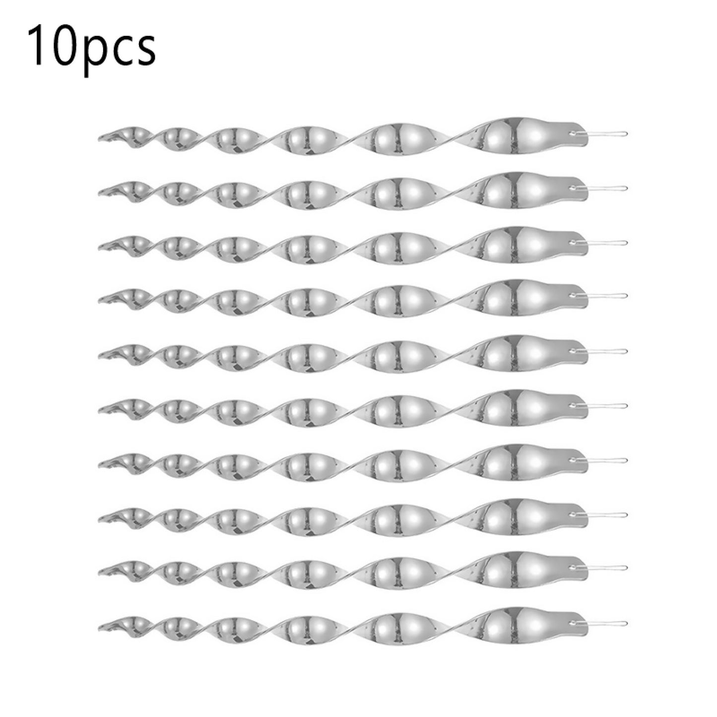 10Pcs Bird Repellent Reflective Scare Rods Spiral Deterrent Control Device Deco