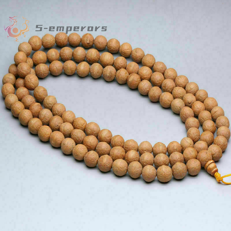 108 Original 14mm Tibet Buddhism Phoenix Eyes Bodhi Prayer Beads Mala Necklace