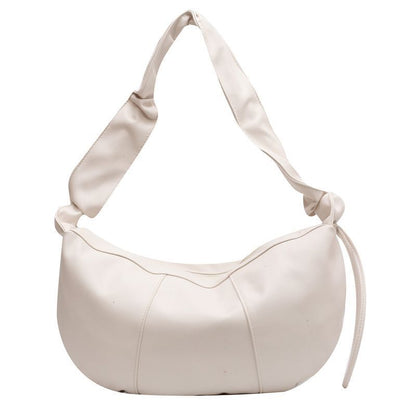 Large Shoulder Bag Soft Leather Crossbody Bags Tote Handbag 42*22*10 CM Zipper