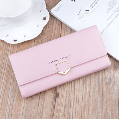 Synthetic Leather Wallets Hasp Money bags Zipper Coin Purse Cards Holder Pouch