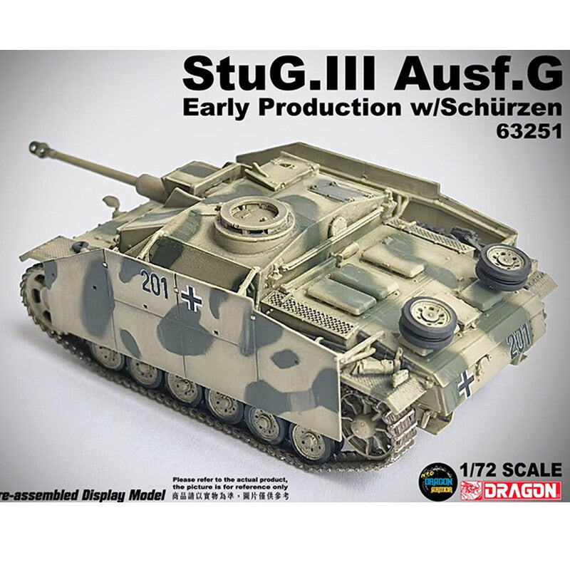 1/72 German Sturmgesch ü tz Model G Tank Early Type Side Armor 1943