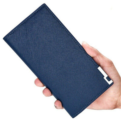 Card&ID Cash Clamps PU Leather Men's Wallet Money Clip Billfold Male Purse Bag