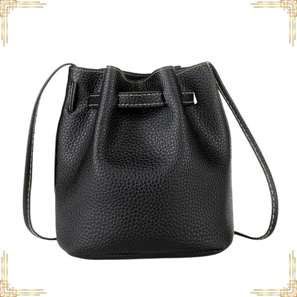 Women LEATHER Bucket Bag Shoulder Crossbody Handbag Stylish Vintage Travel Tote