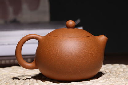 Ball Shaped Infuser Holes Marked Xishi Pot Chinese Yixing Old Duan Clay Tea Pot