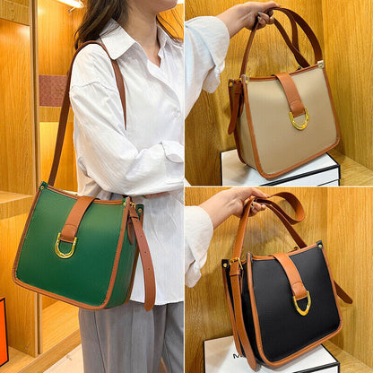 Women's Real Cow Leather Tote Bag Sling Shoulder Messenger Bags