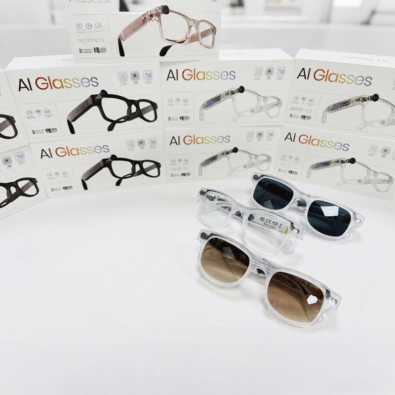 800W AI Smart Glasses-1200P High Definition Video Smart Glasse-4K Video Recordin