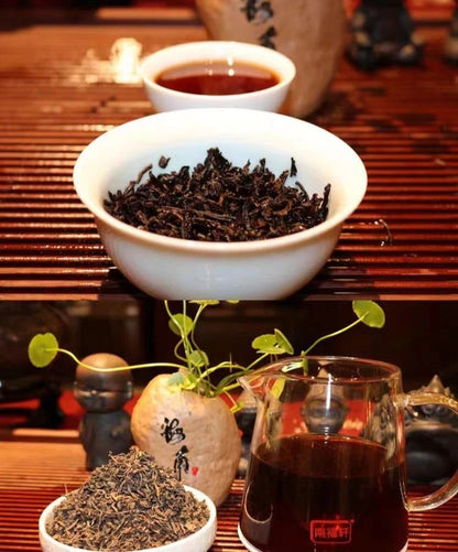 500g MengHai TeJi Puerh tea Cooked pu'erh Ripe tea ChenXiang Fragrant Puerh tea