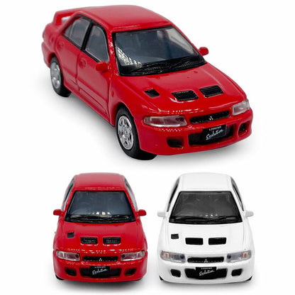 1:64 Mitsubishi Lancer Evolution Model Car Diecast Alloy Toy Cars Metal Vehicle