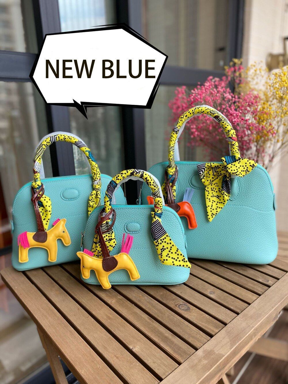 Genuine Leather Handbag Shell Bag Leather Strap Shoulder Purses Tote S/M/L Sizes