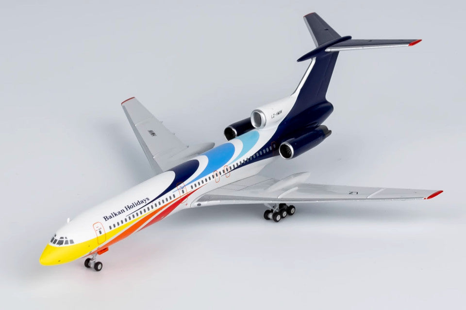 1:400 NG Model Balkan Holidays Tupolev TU-154B Passenger Airplane Diecast Model
