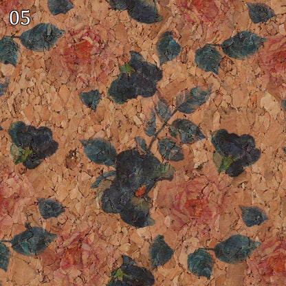 100x138cm Natural Cork Leather Fabric DIY Printed Textured Bag Furniture Decor