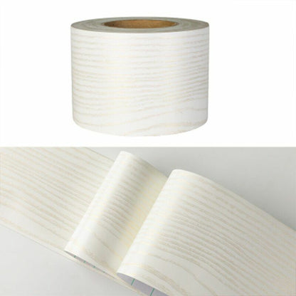 Wall Stickers Black/White Waterproof Waist Line Self Adhesive Border Roll Homes