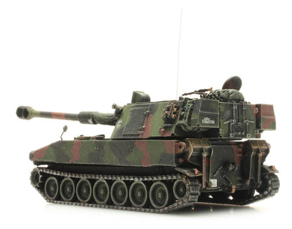 ARTITEC BRD M109 A3G Flecktarnung with net 1/87 FINISHED MODEL TANK