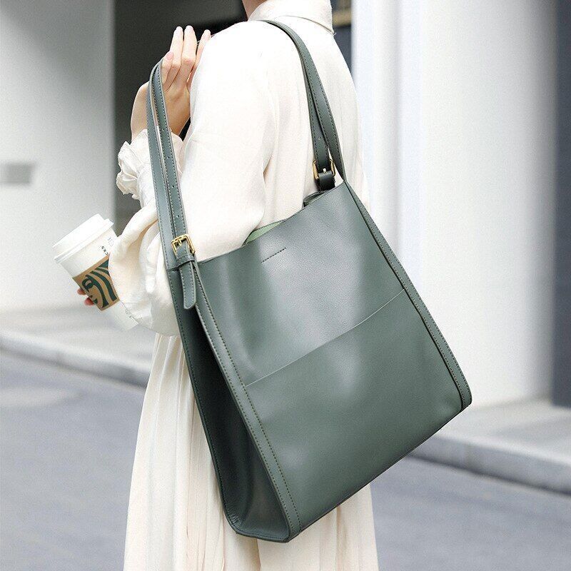 Genuine Leather Handbag And Shoulder For Women Bags Tote Bag