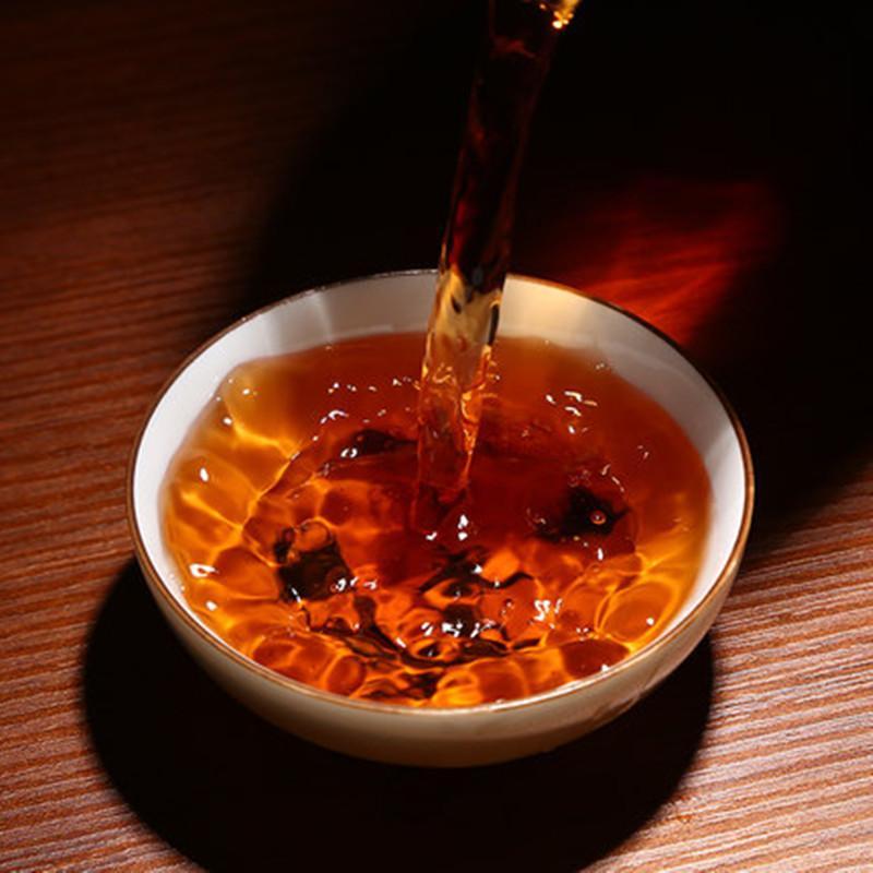 357g Yunnan Pu Erh Tea Puer Ripe Tea Cake Spring Cooked Black Tea Health Care
