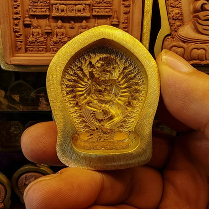 The Blissful Vajra - Hevajra Tsa Tsa Mold | Old Version Tibetan Statue Mould 4cm