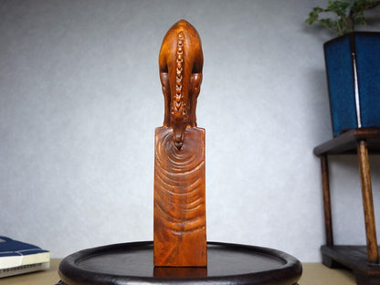 Chinese Natural Boxwood Hand carved Exquisite Horse Seals AE2688