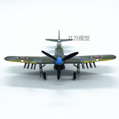 1:72 World War Ii British Typhoon Mk 1b Fighter Aircraft Model Display