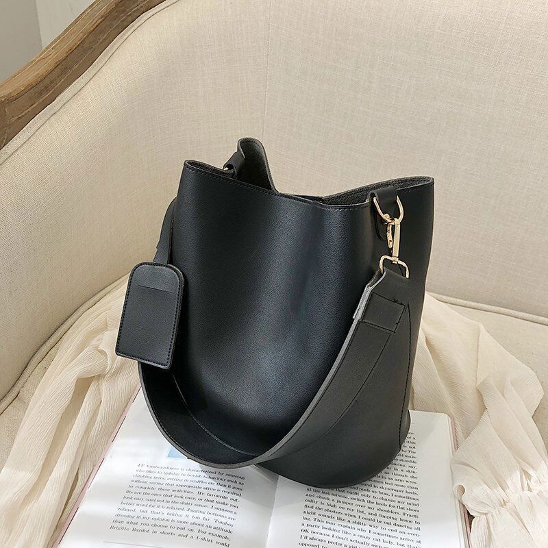2piece/set Pu Leather Women's Handbags Ladies Tote Women Shoulder Crossbody Bag