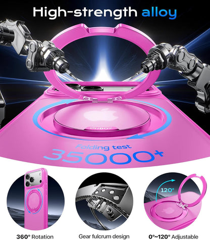 Magnetic Iphone 17 Pro Max Case, Iphone 17 Pro Max Case with Stand, Compatible w