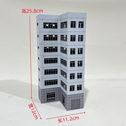 HO Scale 1/87 Building Model Railroad Layout Office House Scene Model