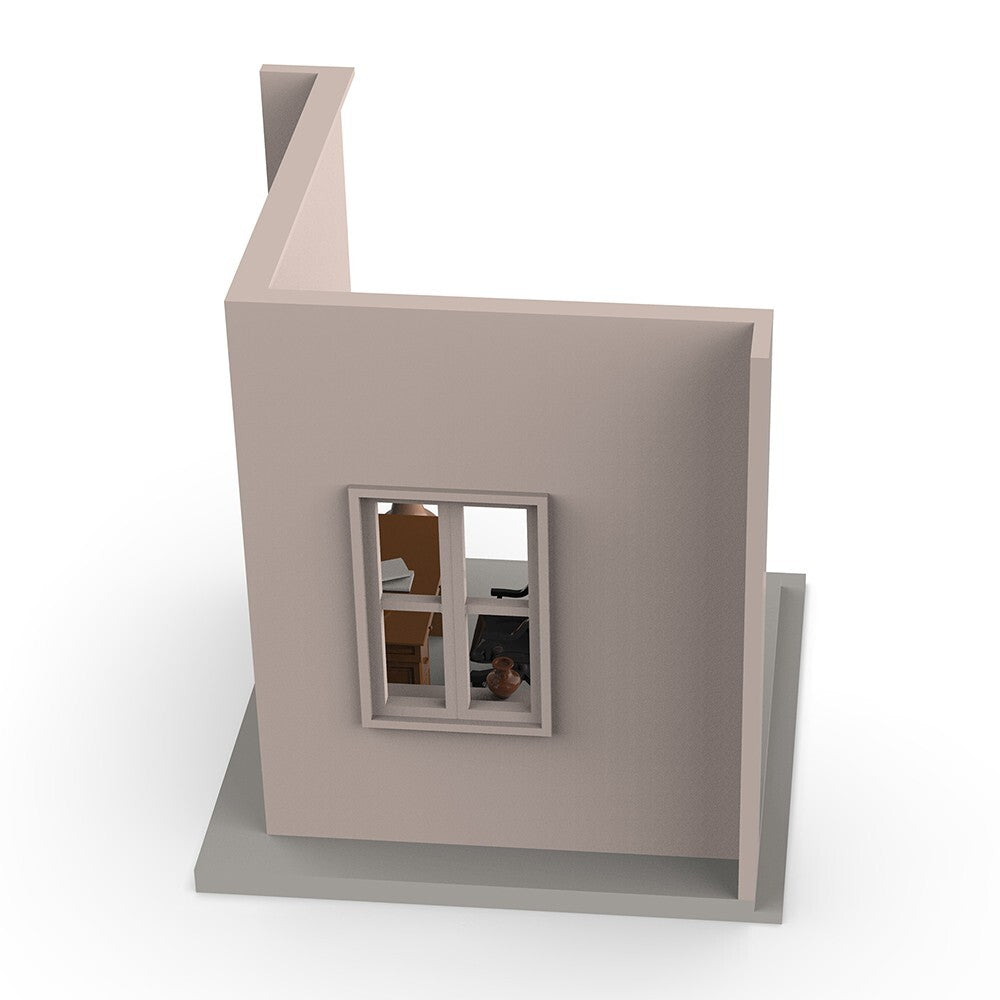 SSMODEL LYT87061 1/87 HO Scene Model A Corner Of The House